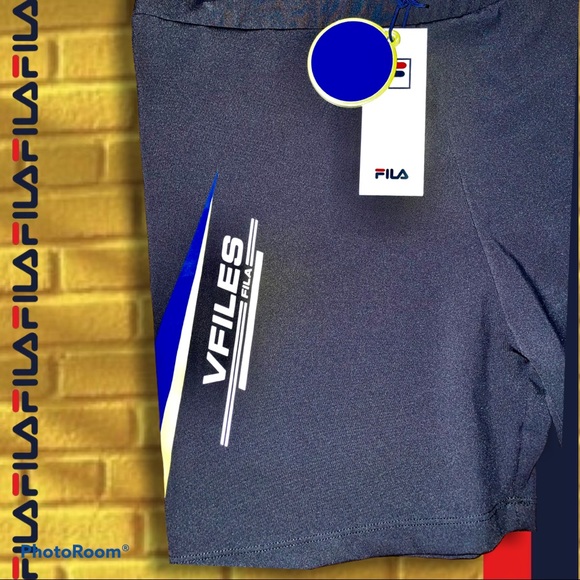 FILA x VFILES Brielle Bike Shorts, High Performance Cycling, Black, XL, RARE! - Picture 9 of 13